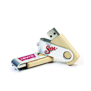 รหัสสินค้า : TUW-015 Wooden flash drive แฟลชไดร์ฟไม้